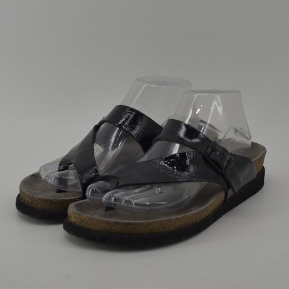 Mephisto Helen Sandal Black Thong Sandal Comfort Euro 39 / 9 - Picture 4 of 13